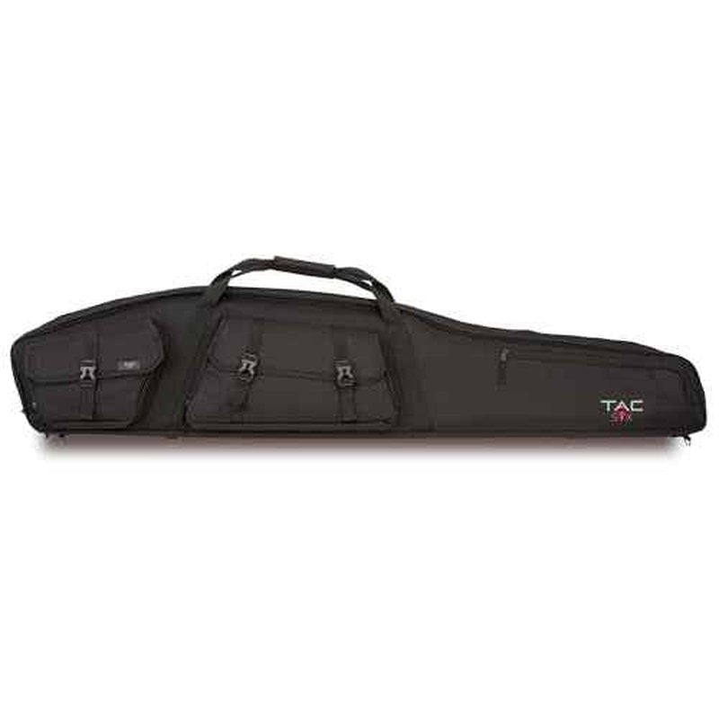 Allen Company Tactical Rifle Case - Padded Scoped Rifle Bag - Long Gun Soft Case with Padded Suppressor Pocket - 55IN Long Case - Velocity: Black or Camo Options