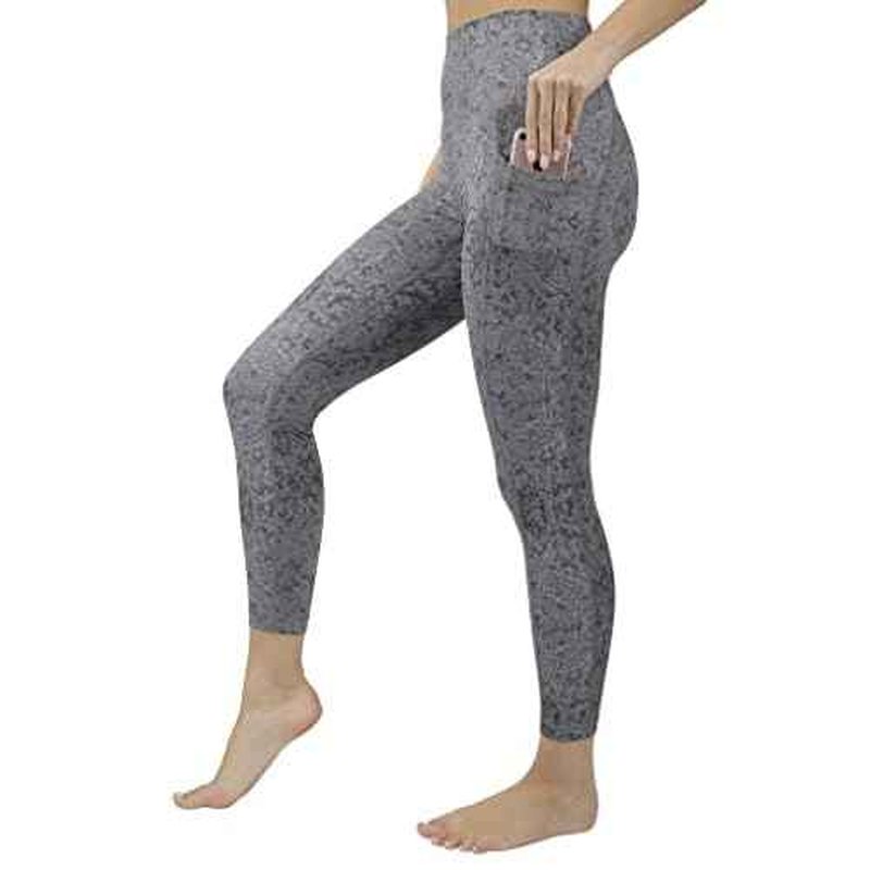 Yogalicious High Waist Ultra Soft 7/8 Ankle Length Leggings with Pockets for Women