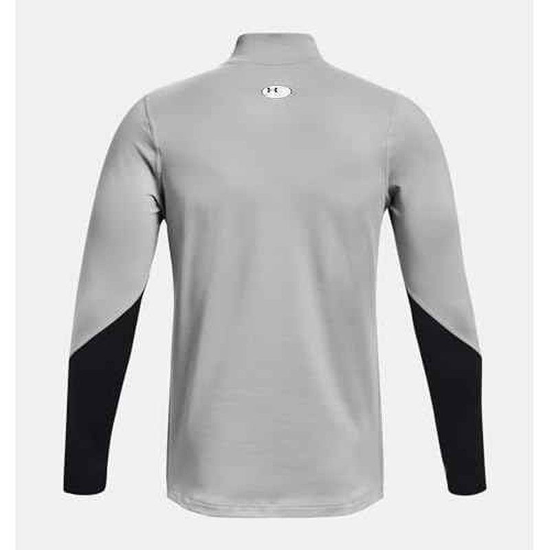 Under Armour Men's ColdGear Infrared Mock Long Sleeve Top Shirt 1368026 (US, Alpha, Large, Regular, Regular, Mod Gray/Black/Reflective - 011)