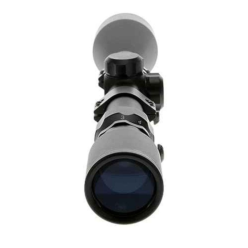 Truglo BUCKLINE Tactical Hunting Shooting Durable Waterproof Fogproof 1" Aluminum Tube Riflescope with Weaver-Style Mount Rings & Elastic Lens Covers Included
