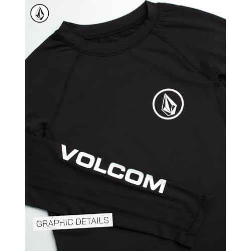 Volcom Boys Swim Shirt - UPF 50+ Long Sleeve Rash Guard for Boys - Quick Dry Kids Swimwear Sun Protection Swim Shirts