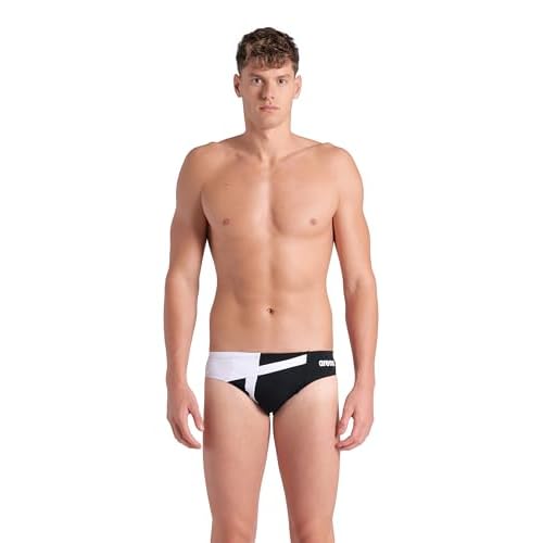 Arena Men's Performance Diamond Swim Brief Athletic Swimwear Professional Swimsuit