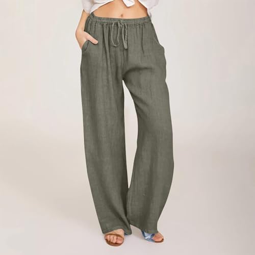 Lightning Deals of Today Prime Clearance Today Deals Prime Clearance Linen Pants Women White Linen Pants Women Linen Pants Women Summer Linen Pants Women Petite High Waisted Linen Pants Women