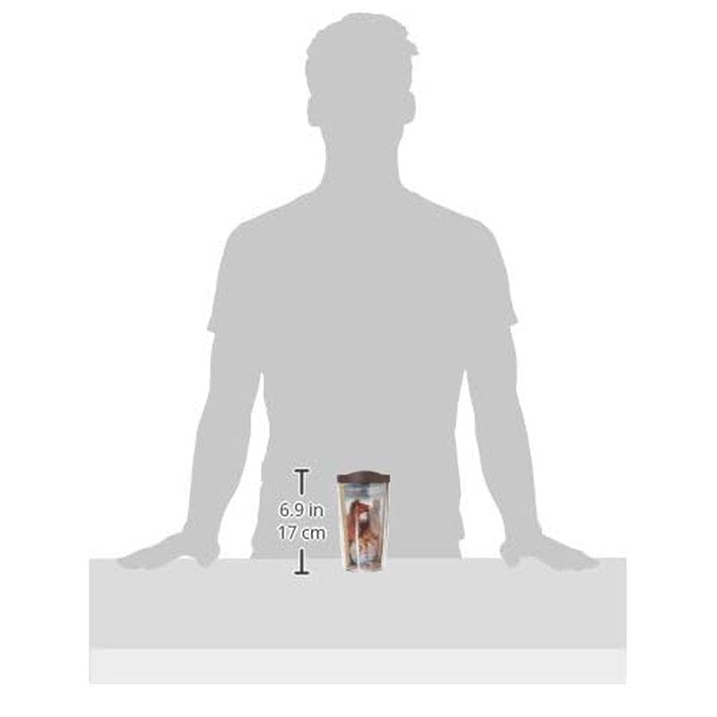 Tervis Coastal Wild Horses Made in USA Double Walled Insulated Tumbler Travel Cup Keeps Drinks Cold & Hot, 16oz, Classic