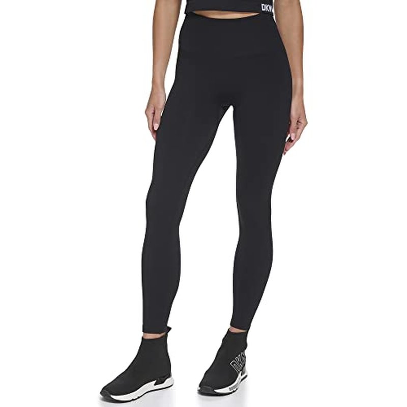 DKNY Womens Seamless High Waisted Tummy Control Leggings