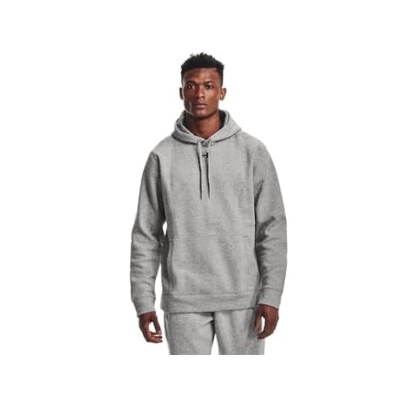 Under Armour Mens Hustle Fleece Hoodie - Ultra-Soft Cotton Blend SMT