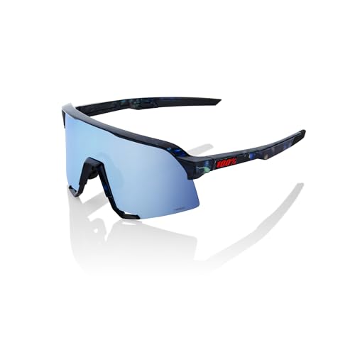 100% S3 Sport Performance Cycling Sunglasses (Soft Tact Grey Camo - HiPER Red Multilayer Mirror Lens)