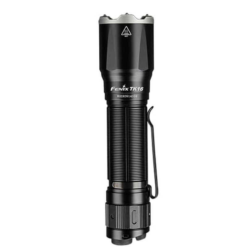 Fenix TK16 v2.0 Tactical Flashlight, 3100 Lumen Long Throw, USB-C Rechargeable, with LumenTac Organizer