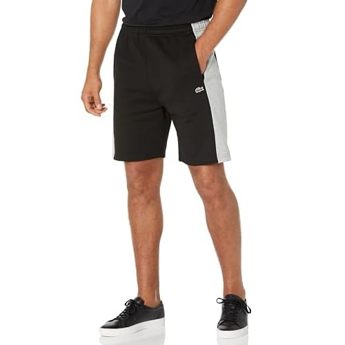 Lacoste Mens Colorblock Side Fleece Short
