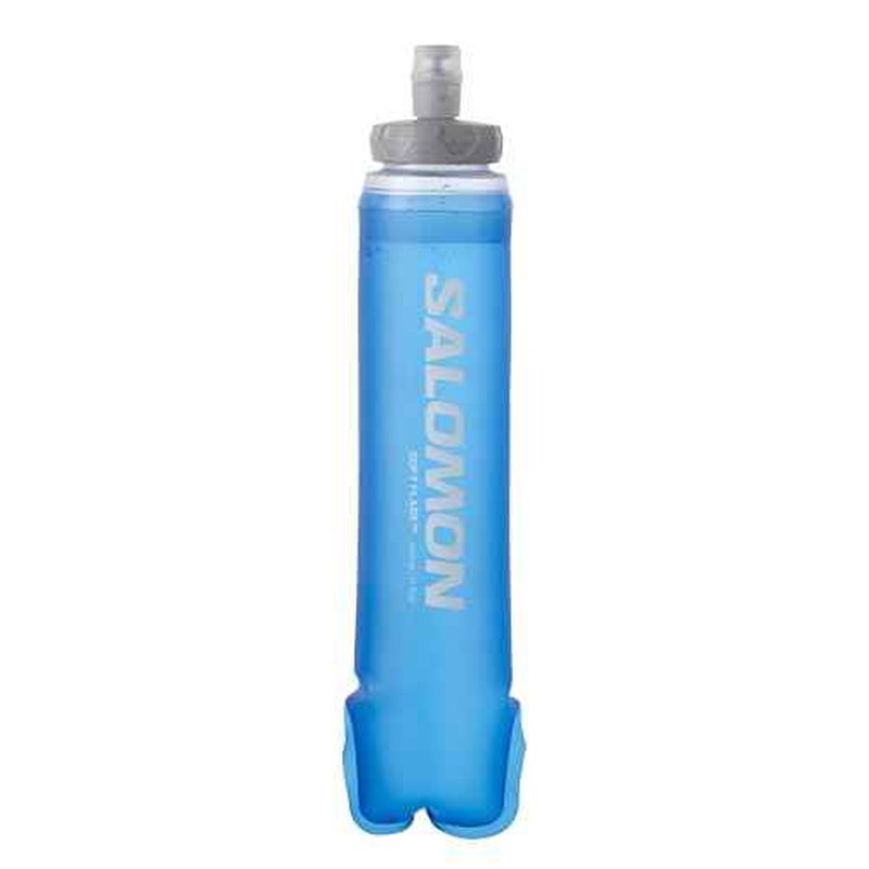 Salomon Soft Flask 500 ml / 17 Ounce Hydration Accessory - Clear Blue
