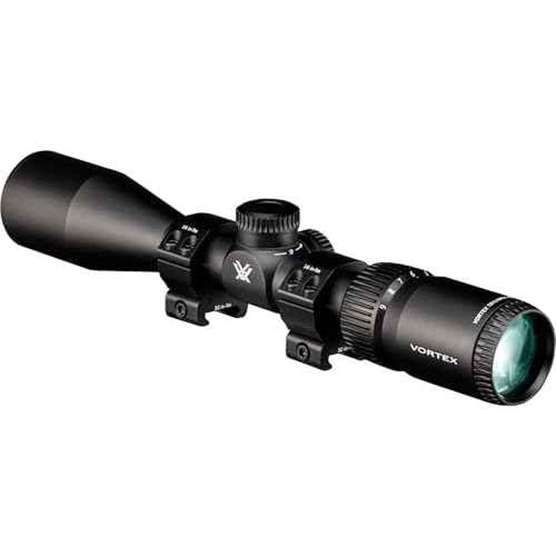 Vortex Triumph HD 3-9x40 Second Focal Plane, 1-inch Tube Riflescope Kit - Dead-Hold BDC (MOA) Reticle, 1" Hunter Rings - 0.90" Low Height, Neoprene Cover