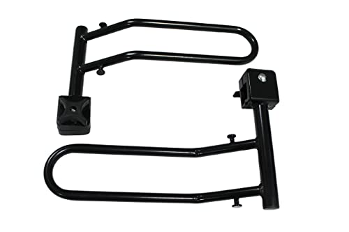 MaxxHaul 50582 Replacement 2-1/4" Wide Wheel Cradles for MaxxHaul 50027 Bike Rack - 2 Pieces,Black