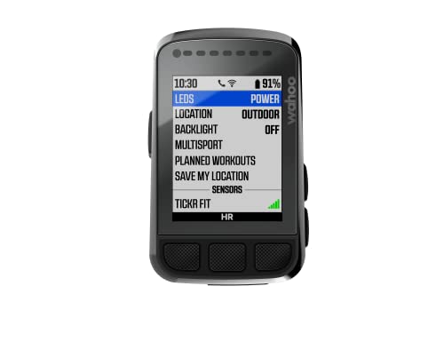 Wahoo ELEMNT Bolt V2 GPS Cycling/Bike Computer, Black