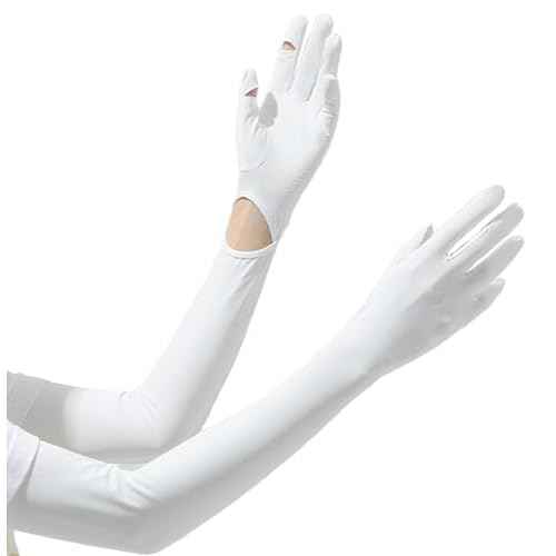 UV Protection Women's Driving Gloves - Full Finger Arm Sleeve Long UV Sun Protection Gloves