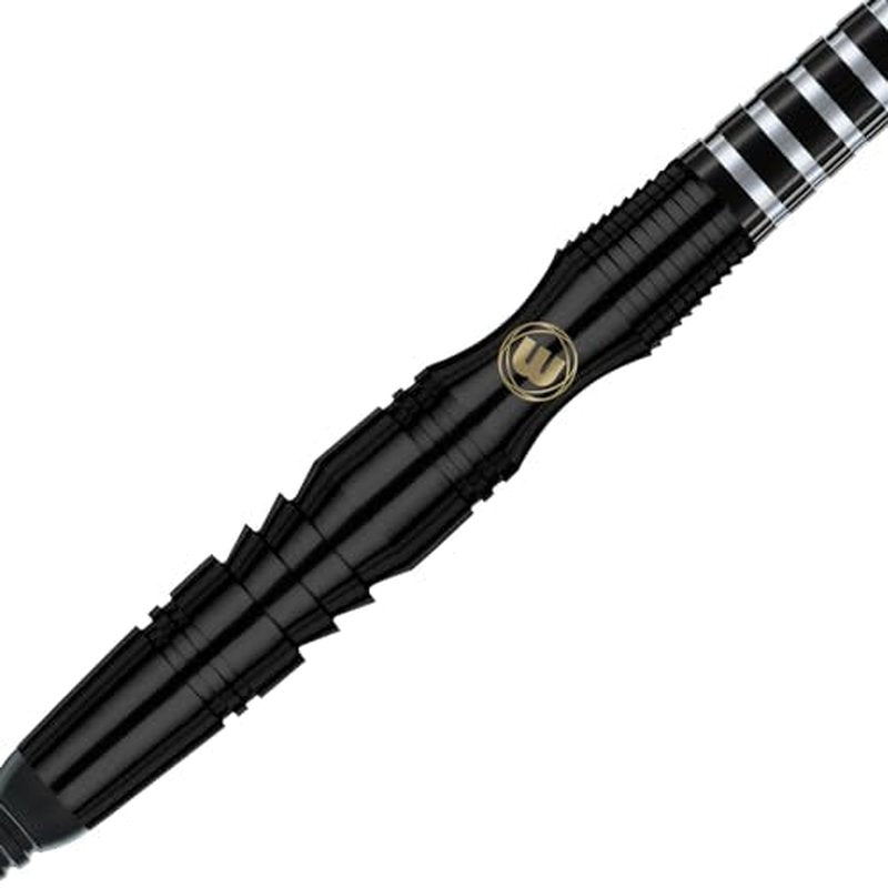 Winmau Sniper Black Professional Tungsten Darts Set with Flights and Stems (Shafts)
