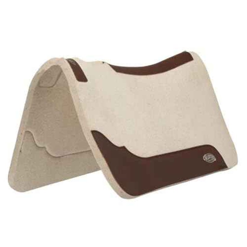 Weaver Equine Contoured Steam Pressed Merino Wool Felt Saddle Pad