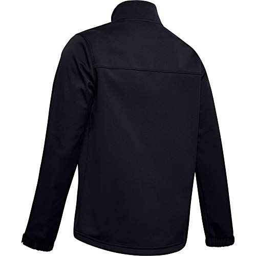 Under Armour Boys Hockey Softshell Jacket II, Black (001)/White, Small