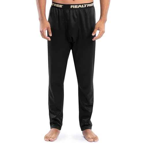 Realtree Mens Heavyweight Fleece Thermal Underwear Long Johns Bottom