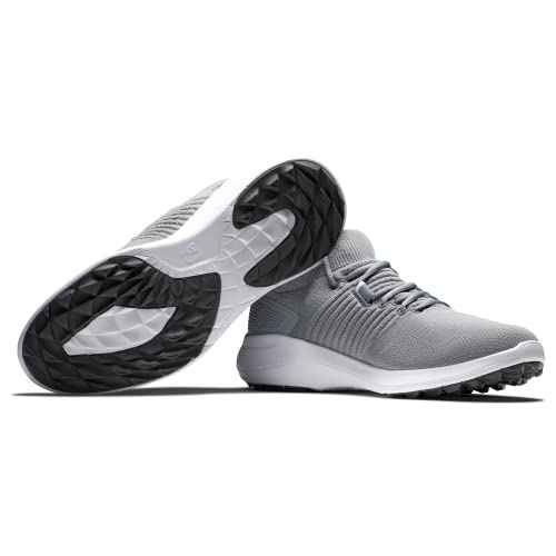 FootJoy Men's FJ Flex XP Previous Season Style Golf Shoe, Light Grey, 7