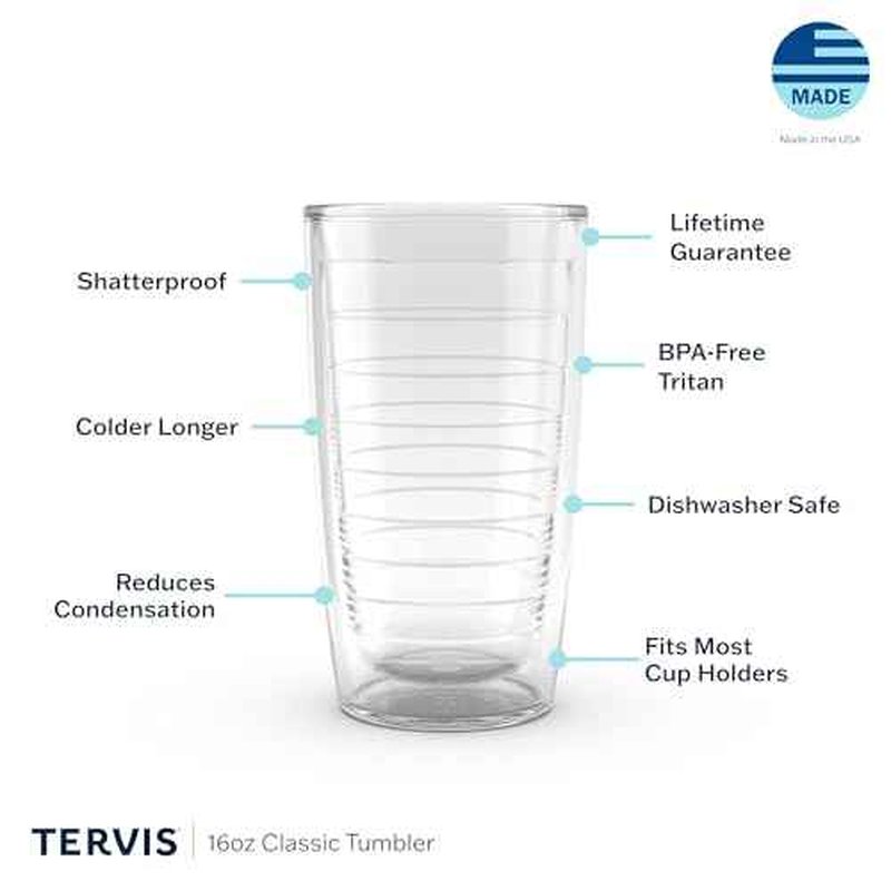 Tervis Made in USA Double Walled Halloween Screams and Dreams Insulated Tumbler Cup Keeps Drinks Cold & Hot, 16oz - 4pk, Assorted