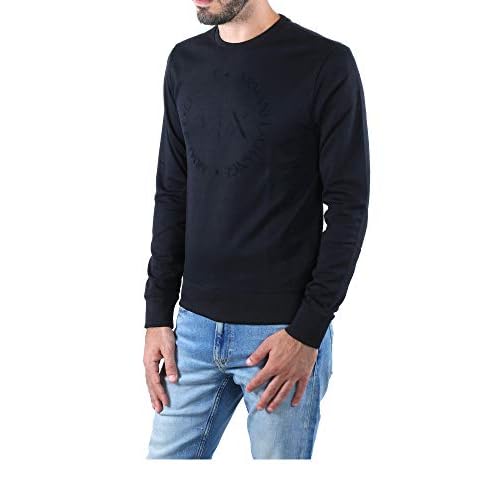 A|X ARMANI EXCHANGE mens Long Sleeve Sweatshirt With Big Logo