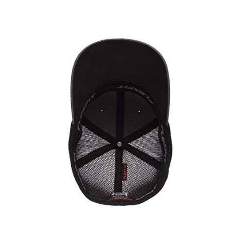 Flexfit Men's 110 Mesh Trucker Hat, Dark Heather/Black, One Size