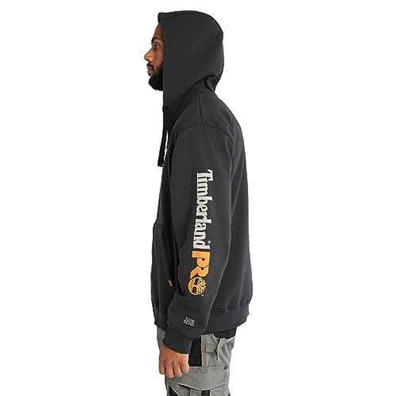 Timberland unisex adult Hood Honcho Sport Full-zip Hooded Sweatshirt Outdoors Equipment, Black, Small US