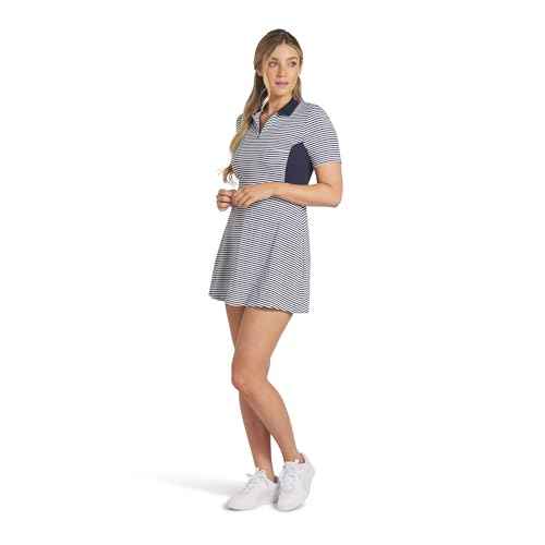 PUMA Womens Kassidy Stripe Ss Dress