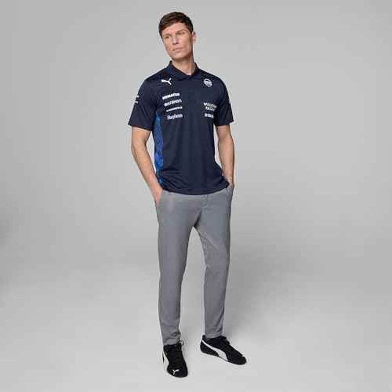 PUMA Williams Racing Formula 1 Men's 2025 Team Polo - Navy