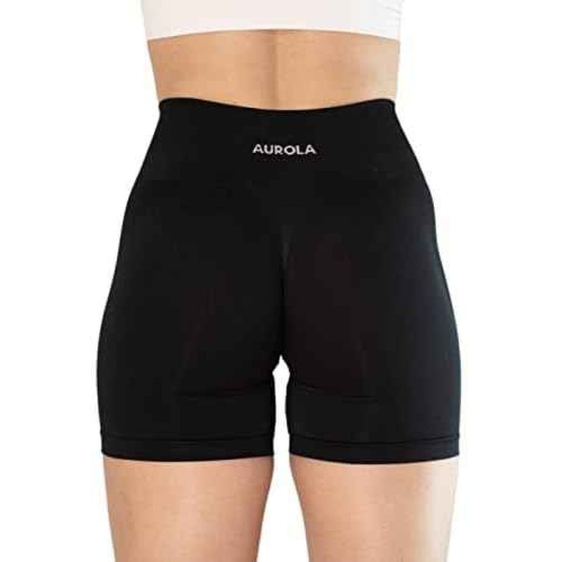 AUROLA Intensify V2.0 Women's Workout Shorts Athletic Running Shorts, Seamless High Waist Gym Yoga Shorts