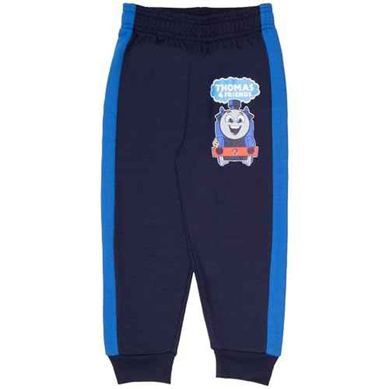 THOMAS & FRIENDS Boys 2-Piece Fleece Set - Thomas the Tank Engine Hooded Sweatshirt and Joggers Bundle for Kids