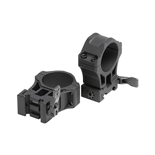 UTG ACCU-SYNC QR 30mm High Profile Scope Rings, Picatinny, Black