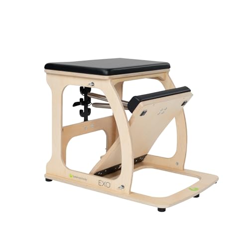 Balanced Body EXO Pilates Chair, Pilates Equipment for Home and Studio Use, Single Pedal