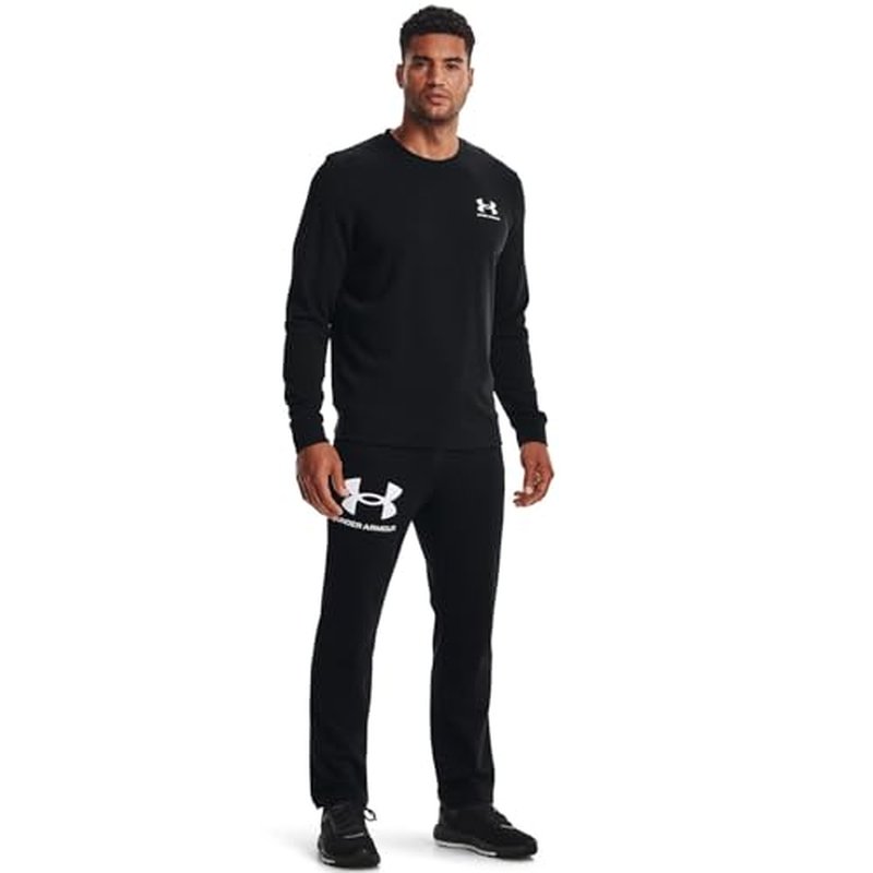 Under Armour Mens Rival Terry Long Crew Neck T-Shirt