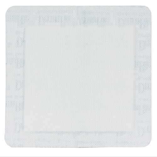 DermaRite's Sterile Bordered Gauze Dressing with Adhesive Border - Flexible Non-Linting Material, First-Aid, Individually Packaged - 2 in. x 2 in., 1 Count, 50 Packs, 50 Total