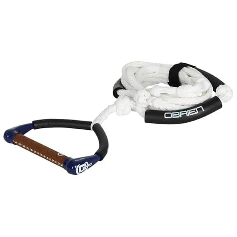O'Brien Pro Surf Rope ? 10¡± EVA Handle, 25¡¯ Braided Line, Knotted Grips for Wake Surfing ? Durable & Comfortable Wakesurf Rope