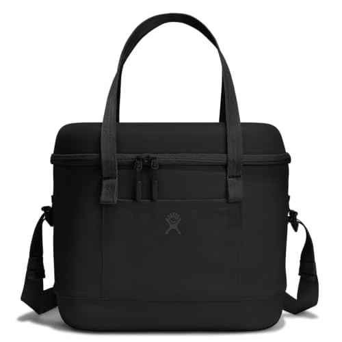 Hydro Flask Cooler Bag for Beach, Beverages and Travel - Insulated Soft Lunch Bag - 20 L Capacity in Black