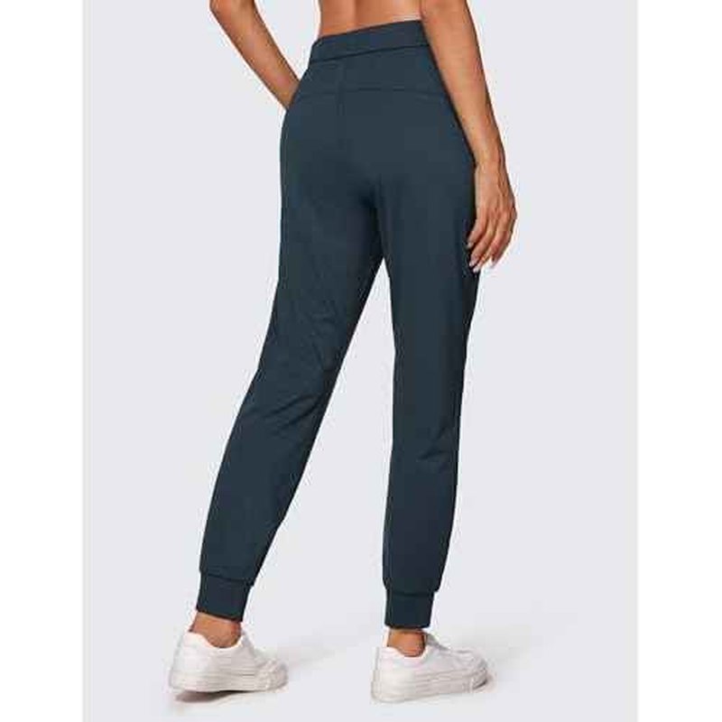 CRZ YOGA 4-Way Stretch Workout Joggers for Women 28" - Casual Travel Athletic Pants with Pockets