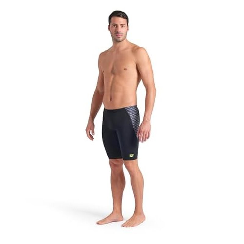 ARENA Mens Performance Men's Monogram Swim Jammer Knee-Length Swimsuit Training Bathing Suit