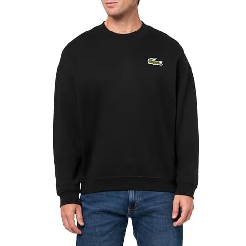 Lacoste mens Loose Fit Badge Sweatshirt