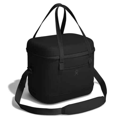 Hydro Flask Cooler Bag for Beach, Beverages and Travel - Insulated Soft Lunch Bag - 20 L Capacity in Black