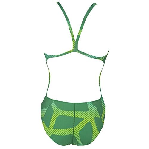 ARENA Womens Tropicals One Piece Light Drop Back Swimsuit Athletic Ladies Swimwear for Swimming