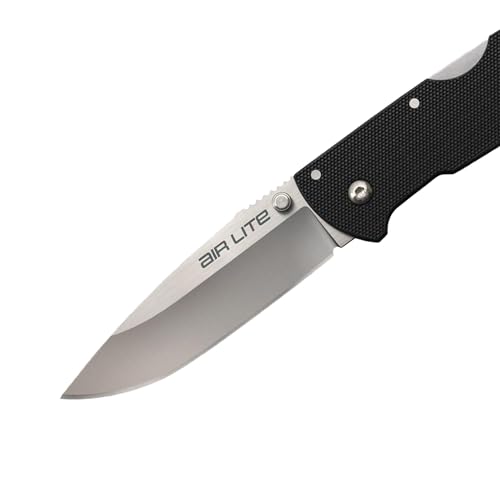 Cold Steel AIR LITE Drop Point / 8" Overall / 3.5" Blade / 3MM Thick / AUS10A / Blister Packed,Black