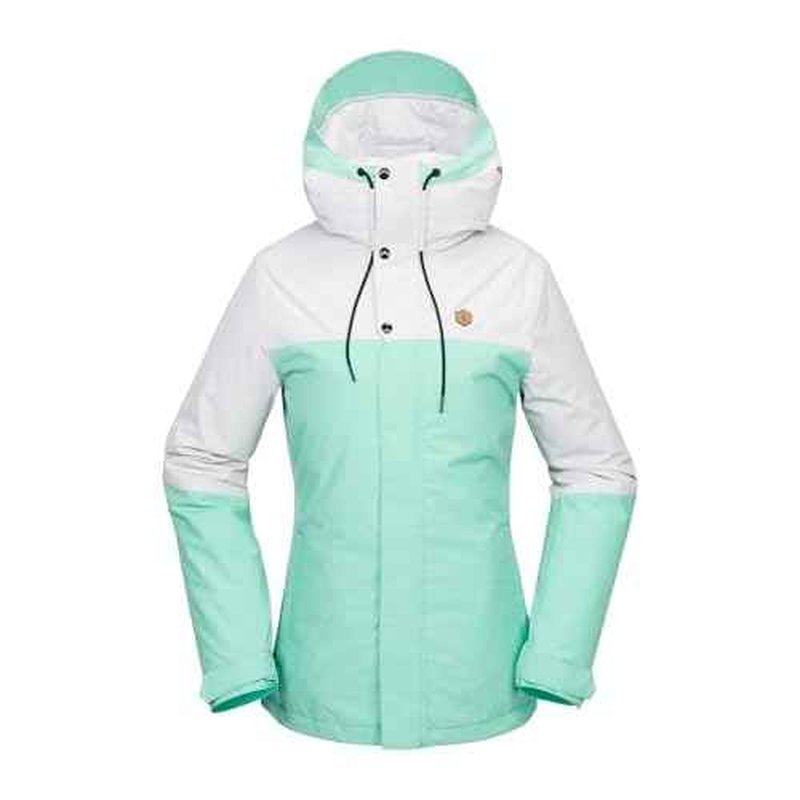 Volcom Womens Bolt Insulated Snowboard Ski Winter Hooded Jacket