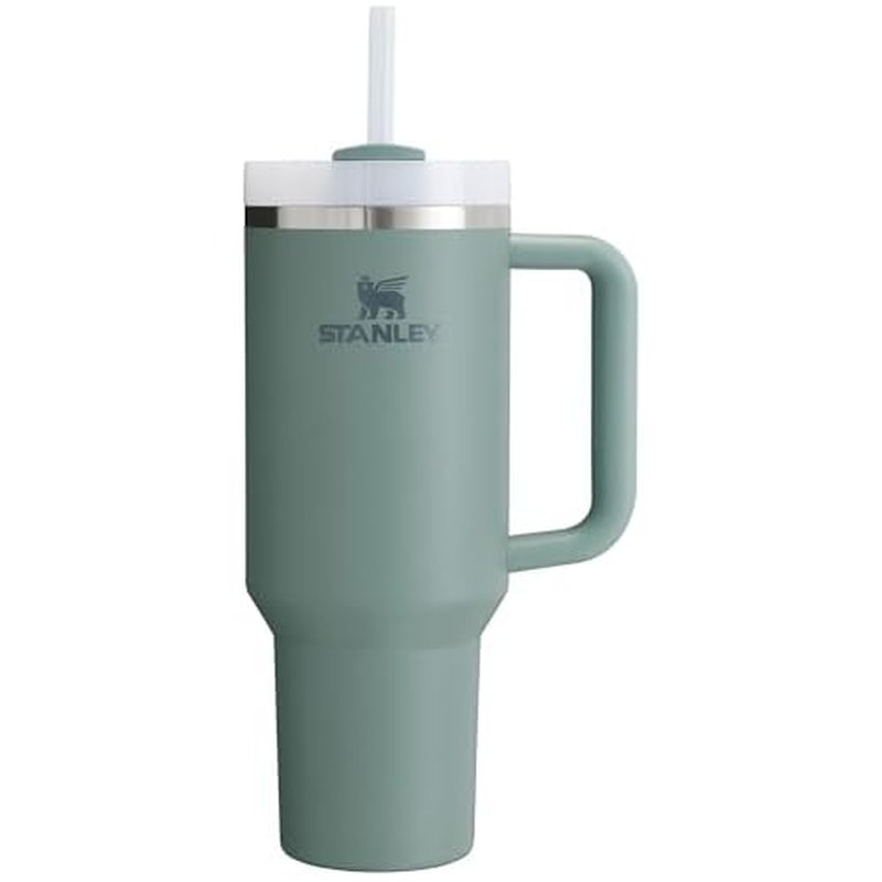 STANLEY Quencher H2.0 Tumbler with Straw 40 oz | Flowstate 3-Position Lid | Cup Holder Compatible for Travel | Insulated Stainless Steel Cup | BPA-Free | Shale