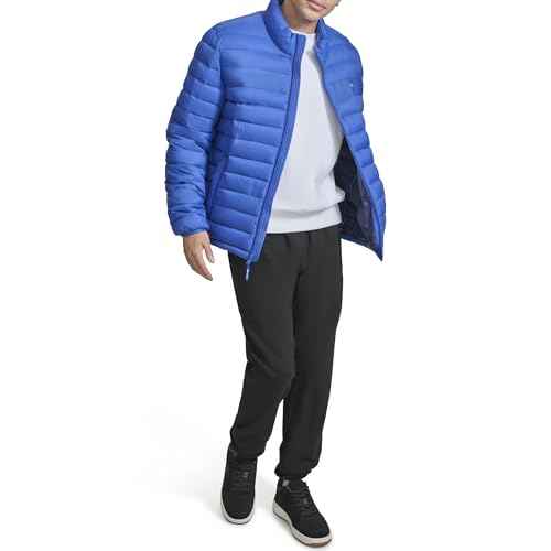 Champion mens Lightweight Packable Puffer Jacket