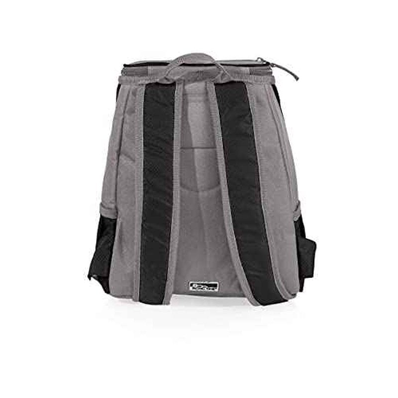 Picnic TIME DC Comics Batman PTX Backpack Cooler, Soft Cooler Backpack, Insulated Lunch Bag, (Black with Gray Accents)