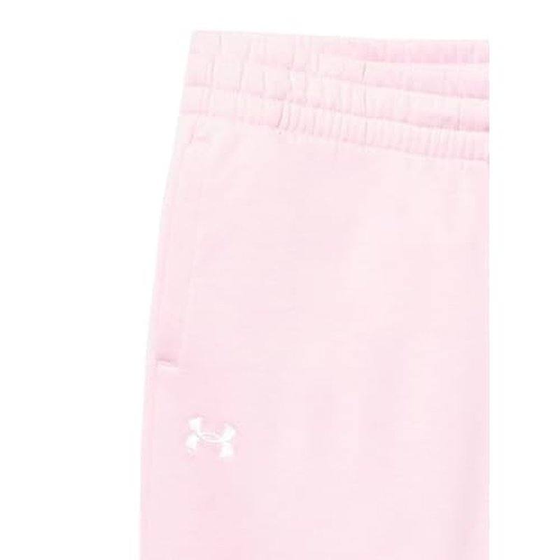Under Armour Girls Rival Fleece Joggers, (647) Prime Pink / / White, Small