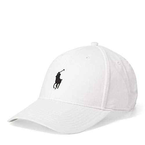 Polo Ralph Lauren Men`s Baseball Cap (White,/Black, One Size) ¡¦