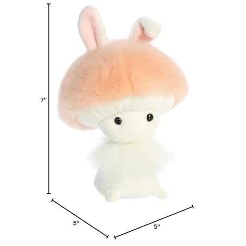 Aurora¢ç Vibrant Spring Fungi Friends¢â Stuffed Animal - Perfect for Pretend Play and Seasonal Storytelling - Adorable Decorations for The Season of Renewal - Peach 7 Inches